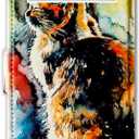 Case for Pixel 7a,Cute Cat Painting Leather Flip Phone Case Wallet Cover with Card Slot Holder Kickstand for Google Pixel 7a