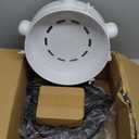 2 Pcs Connectable 5 Gallon Bucket Dolly - 11 Inch 360 Rolling Locking Casters, Black & White Set for Car Wash, Garden & Garage