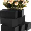 Lallisa 4 Pcs Reusable Floral Foam Blocks Water Weather Resistant Dry Floral Foam for Artificial Flower Arrangements Outdoor Flower Boxes Outside Hanging Planters Wedding Home Decor (6 x 3 x 2.5'') (Black)
