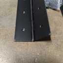 Steel Support Metal Support Bracing Hidden C Bracket for Table Top Live Edge Slab Woodworking, Black Coat Finish, 6 Holes (2 Pack Upgrade, 36 Inch)