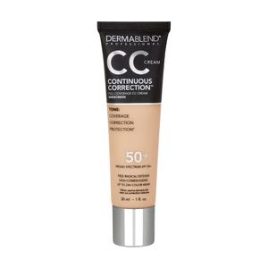 Dermablend Continuous Correction Tone-Evening CC Cream Foundation SPF 50+, Full Coverage Foundation Makeup & Color Corrector, Oil-Free 30N-L2