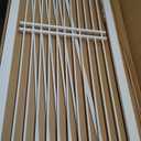 No Pawblems 55" Extra Tall Pet Gate for Cat/Dog, 29-40" Wide Auto Close Tall Dog Gate, 1.37" Ultra Narrow Spacing, NO Drilling Pressure Mounted for Doorways/Hallways, White