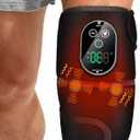 Cordless Knee Massager for Pain Relief, Knee Heating Pad for Knee Arthritis, Heating Pad for Knee Pain, 6 Heatings, 3 Vibrations, 3 Timers, Adjustable Strap for Shoulder, Elbow, Knee