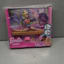 Barbie Gymnastics Doll & Accessories, Playset with Blonde Fashion Doll, C-Clip for Flipping Action, Balance Beam, Warm-Up Suit & More