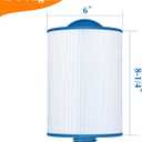 Spa Filter Compatible with 6CH-940, PWW50P3, 817-0050, 25252, 03FIL1400, FC-0359, 45 Sq.Ft, 2 Pack