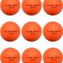 9 Pack Weighted Balls for Baseball & Softball 16 oz Practice Heavy Ball for Hitting, Batting & Pitching Training, Improve Power and Mechanics, 2.85inch (Orange)