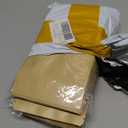 100 PCS Stand Up Pouches, 4 x 6 inch Kraft Paper Food Bags with Clear Window, Reusable Zipper Food Storage Bags Resealable Pouches for Foods, Coffee Beans, Snacks