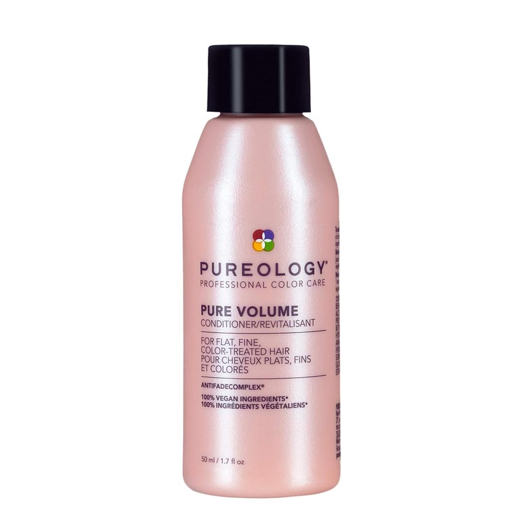 Pureology Pure Volume Conditioner - Enhances Volume and Movement, Lightweight Shampoo for Fine, Flat, Color Treated Hair, 50ML