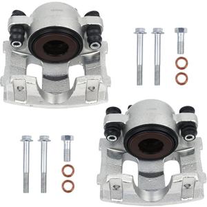 Autoround 184340 184339 Front Disc Brake Caliper Assembly fit for Jeep Cherokee 1990-2001/ Wrangler 1990-2006/ Grand Cherokee 93-98/ TJ 97-26/ Wagoneer/Comanche/Grand Wagoneer