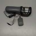 Smiths 50097 Compact Electric Knife Sharpener | White & Grey | Kitchen Knife 2 Stage Sharpener | Electric & Manual | Blade Guide | Quick Sharpening & Polishing | Straight Edge Blades | Handheld (One Size)