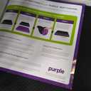 Purple Royal Seat Cushion, Portable 2 Inch Gel Seat Cushion, GelFlex Grid