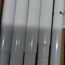 Curtain Rods for Windows 36-78 inch, 5/8 inch White Curtain Rod with Brackets Adjustable for Bedroom Kitchen Study Living Room
