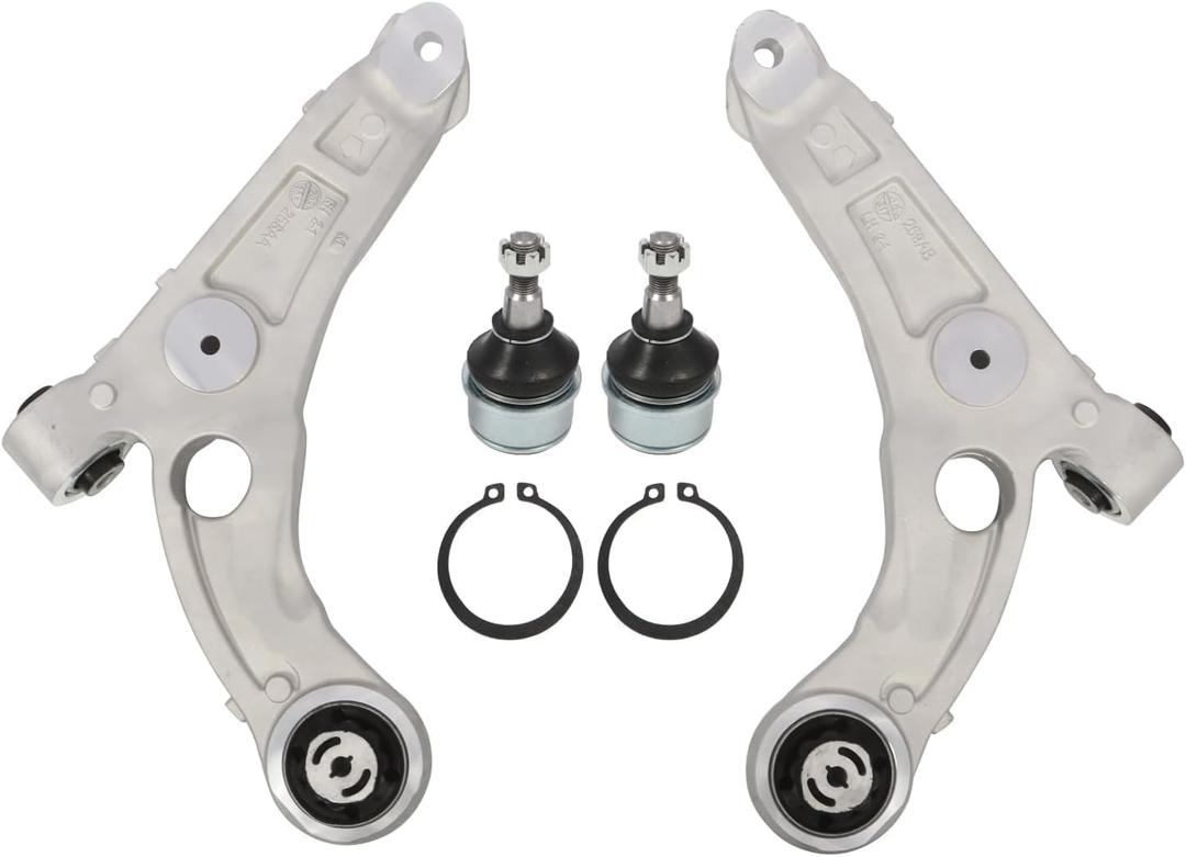 4pcs Front Lower Control Arm Ball Joint Compatible with Cherokee 2014-2018 K643179 K643180 K500287 Left & Right Suspension Kits