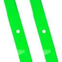Lawn Mower Blades Low-Lift with 38 inch Decks Fits for AM100946 M82408 050536 for John Deere 111 116 160 165 170 175 355D F510 F525 GT235 LX173 LX176 LX178 LX188 S92, 2 PCS