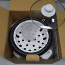 Elite Gourmet ERC-006NST Maxi-Matic Electric Rice Cooker with Non-Stick Inner Pot Makes Soups, Stews, Grains, Cereals, Keep Warm Feature, 6 Cups Cooked (3 Cups Uncooked), White