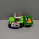 Fisher-Price Little People Toddler Toy Push & Play Tractor Push-Along Musical Farm Vehicle with 2 Figures for Pretend Play Kids Ages 1+ Years
