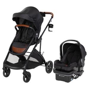 Baby Trend Passport Switch 6-in-1 Modular Travel System with EZ-Lift Plus Infant Car Seat, Midnight Cocoa