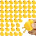 Rubber Duck Bath Toys , 50Pack Mini Rubber Ducks Bulk Float Duck Baby Bath Toy, Shower Birthday Party Favors Gift Classroom Summer Beach Pool Party Games