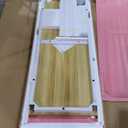 NSdirect Modern Computer Desk 63 Inch Large Office Desk, Writing Study Table for Home Office Desk Workstation Wide Metal Sturdy Frame Thicker Steel Legs, White