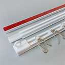 Ontrack Self Adhesive Curtain Track, Ceiling Track Set- No Drill, No Damage, Ceiling Mount, Adhesive Curtain Rod, Easy to install curtain rails (12FT/144IN)