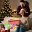 12 Pack Christmas Solar Pathway Lights Outdoor Decorations, 10 Modes Christmas Tree Candy Stake Lights with 156 Colorful LEDs, 29.5 FT Waterproof Solar Xmas Decor for Walkway Yard Lawn Porch Holiday (Multicolor)