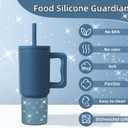 Silicone Boot Compatible with Sinple Midern 24/30/40 oz Tumbler with Handle/Trek Pivot, Protective Anti-Scratch Bottle Bottom Sleeve Cover Compatible with Sinple Midern Tumbler (Bling Slumberland)