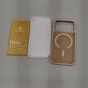 Miracase Magnetic for iPhone 17 Pro Case 6.3" with Screen Protector, [Compatible with MagSafe] Military-Grade Protection, Anti-Fingerprint, Slim Thin Phone Case for 17 Pro Cover, Gold