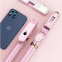 Selfie Stick Tripod,MQOUNY Extendable Selfie Stick Tripod with Dual LED Ring Light with Detachable Wireless Remote and Tripod Stand Compatible with iPhone, Samsung Galaxy and Smartphone (Black)