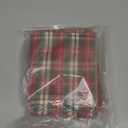 FoldTier Set of 6 Double-Layer Christmas Placemats Red and Green Buffalo Plaid 13x19 Inch Christmas Checkered Tartan Placemats Washable Holiday Table Mat Set for Dining Parties New Year Winter Table