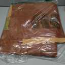Wento Thick 3 Yard Faux Leather Fabric Soft Skin Grain PU Leather for Furniture Cover Reupholster Sofa Chairs Cushions Vinyl Upholstery (3 Yards, Cinnamon Brown)