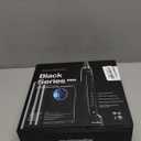 Aquasonic Black Series PRO UV  Ultra-Whitening Electric Toothbrush  5 Modes & Smart Timers  UV Sanitizing Base, Premium Travel Case & 6 Proflex Brush Heads  ADA Accepted (9 Piece Set)