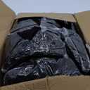 SUPERO Waterproof Spandex Chair Cover 25PCS, Stretch Dining Chair Covers, Polyester Outdoor Chair Covers, Protector Stretch Chair Cover for Party Universal, Banquet, Wedding Event, Hotel, (Black)