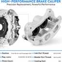 Front Brake Calipers for Ford Ranger 2003-2011, Explorer 2002-05, for Mercury Mountaineer 02-05, for Mazda B2300/B3000/B4000, for Ford Explorer Sport/Sport Trac, 18-B4758 18-B4759, 2PCS w/Bracket