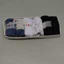 WHISPER DEER No Show Socks Men Invisible Low cut Loafer Sneaker Socks Non-Slip (12-15, 2white+2black+2blue)