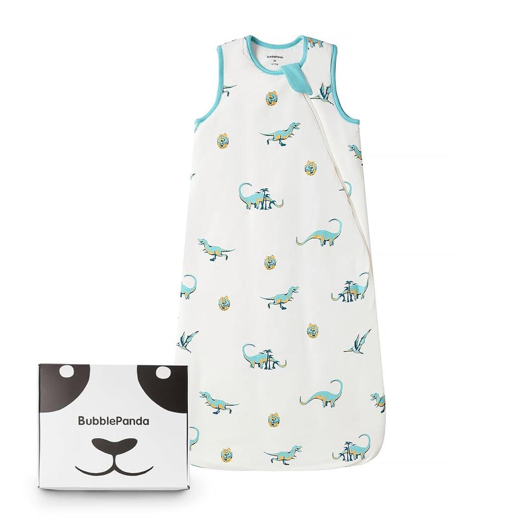BubblePanda Rayon Made from Bamboo Sleep Sack 2t-3t 0.5 Tog Soft Lightweight Toddler Sleep Sack 24-36 Months for Babies 2-Way Zipper Wearable Blanket Baby 3t (Dinosaur), XXL(24-36M) BubblePanda Rayon Made from Bamboo Sleep Sack 2t-3t 0.5 Tog Soft Lightweight Toddler Sleep Sack 24-36 Months for Babies 2-Way Zipper Wearable Blanket Baby 3t (Dinosaur), XXL(24-36M)