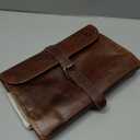 moonster Hanging Toiletry Bag for Men & Women, Leather Travel Bag with Hanging Hook, Dopp Kit Shower Bag