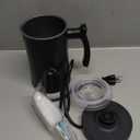 MUMAO Milk Frother, 4-in-1 Electric Milk Steamer, 350ml/11.8oz Automatic Frother Machine for Coffee, Warm and Cold Foam, Temperature Control for Latte, Cappuccino, Hot Chocolate (Black)