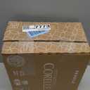 Corelle Vitrelle 18-Piece Service for 6 Dinnerware Set Triple Layer Glass and Chip Resistant, Lightweight Round Plates and Bowls Set, Winter Frost White