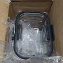 Rubbermaid Brilliance BPA Free Airtight Food Storage Containers with Lids, Set of 4 (4.7 Cup) Ideal for Lunch, Meal Prep, and Leftovers