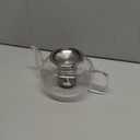 Hiware Glass Teapot with Stainless Steel Infuser & Lid, Borosilicate Glass Tea Pot Stovetop Safe, Blooming & Loose Leaf Teapots, 27 Oz