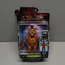 Jazwares Five Nights at Freddys Toy Freddy - 5-Inch Articulated Figure with Jumpscare Feature and Glow-in-The-Dark Eyes