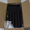 GSlife Narrow Dish Drying Rack - Expandable Small Dish Rack for Kitchen Counter, 2 Tier Adjustable Capacity Dish Drainer Rack with Removable Cutlery Holder, 15.7''-20.7''L x 7" D x 12.6" H, Black