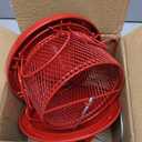 Squirrel Proof Bird Feeder for Outdoors, 4 Lbs Large Capacity Metal Mesh Wild Bird Feeders, Hanging Birdfeeder for Finch, Cardinal, Chickadees, Blue Jay, Red
