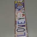 Love You More Wall Decor, Metal Tin Sign vintage wall decor, Above Door home signs for Home Bar Coffee Wedding Gift 6 x 4 Inches, One Size