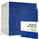 feela 36 Pack Soft Cover Journal Bulk, Lined Blank Travel Journal for Women Men Writing, Notebooks College Ruled for Work, Note Taking Notebook School Business Supplies, 8.2 x 5.5, A5, Navy