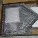 Championship Ring Display Case, 12 Ring Posts Sports Ring Display Case Wooden Shadow Box for Baseball Basketball Football Softball Award Rings Fan Souvenirs