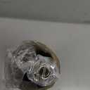 3/8" Sash Curtain Rods with Clear Crystal Ball Finials, 16 to 28 Inch Adjustable, for French Door & Sidelights, Brass Brushed, 2 Pack