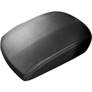 A ABIGAIL Center Console Armrest Cover Compatible with 2009 2010 2011 2012 2013 2014 2015 Honda Pilot Auto Leather Suture Console Lid Cover Replacement(Black)