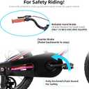 JOYSTAR Kids Bike for Ages 2-12 Years Old Boys Girls, Size: 14 Inch with Training Wheels BMX Style Kid's Bikes with Training Wheels, Children Bicycle for Kids and Toddler, Multiple Colors, 14 Inch with Training Wheels
