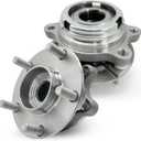 Pair 513294 Front Wheel Bearing Hub Assembly Compatible with Nissan Altima 2007 2008 2009 2010 2011 2012 (Fits 2.5L 4-Cylinder Models Only), for 2013 Altima 2.5L Coupe Only, 5 Lug w/Encoder ABS